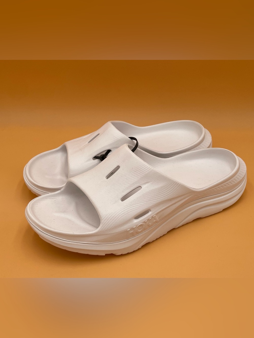 Size 13 Hoka One Men Ora Recovery Slide Slip On White
